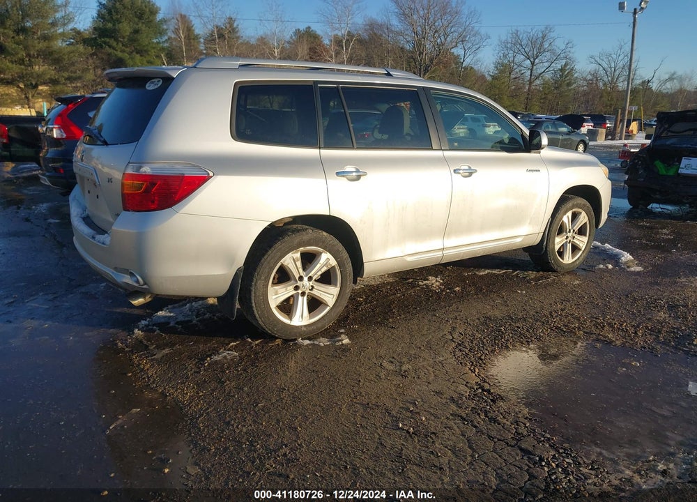 2008 TOYOTA HIGHLANDER LIMITED VIN: JTEES42A982053479