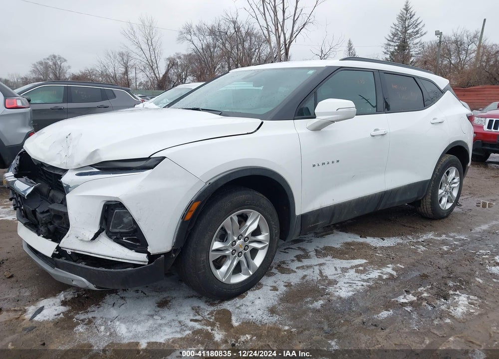 2022 CHEVROLET BLAZER VIN: 3GNKBCR4XNS176233