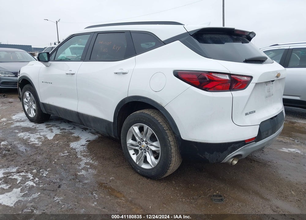 2022 CHEVROLET BLAZER VIN: 3GNKBCR4XNS176233