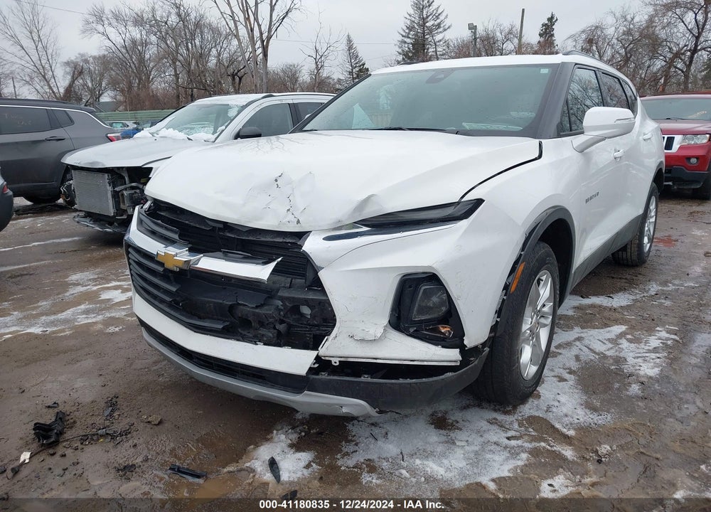 2022 CHEVROLET BLAZER VIN: 3GNKBCR4XNS176233