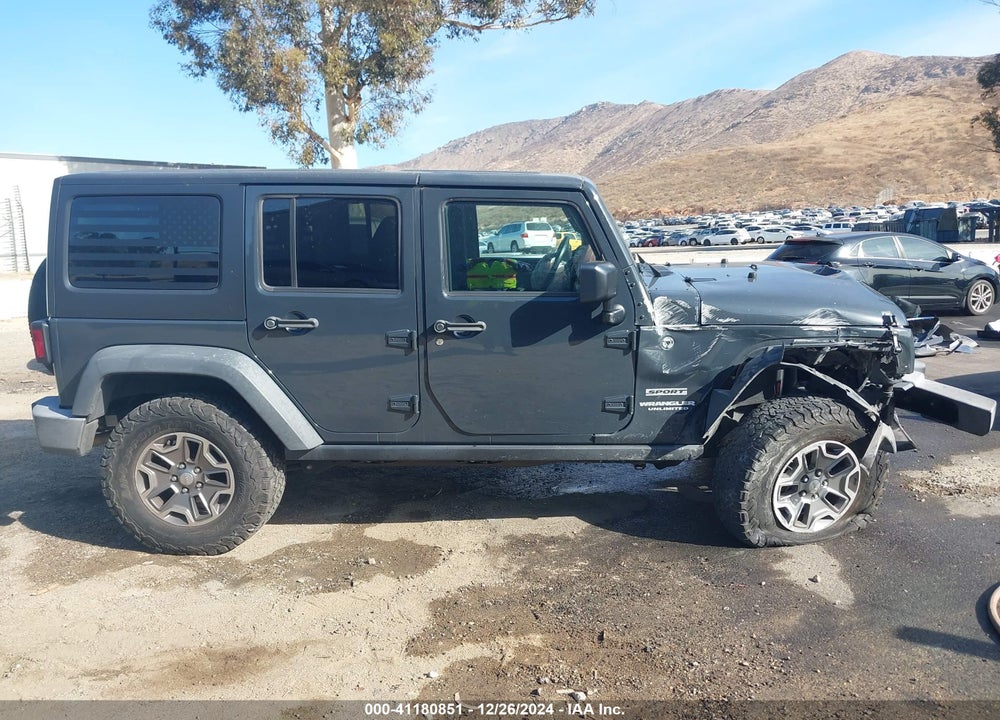 2017 JEEP WRANGLER UNLIMITED SPORT 4X4 VIN: 1C4HJWDG7HL638461