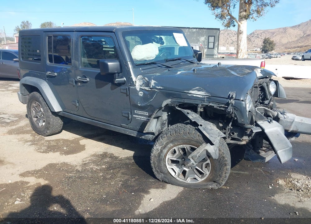 2017 JEEP WRANGLER UNLIMITED SPORT 4X4 VIN: 1C4HJWDG7HL638461