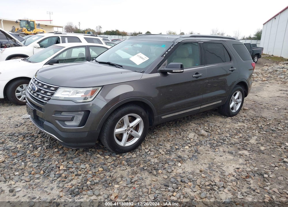 2017 FORD EXPLORER XLT VIN: 1FM5K7D87HGB76261