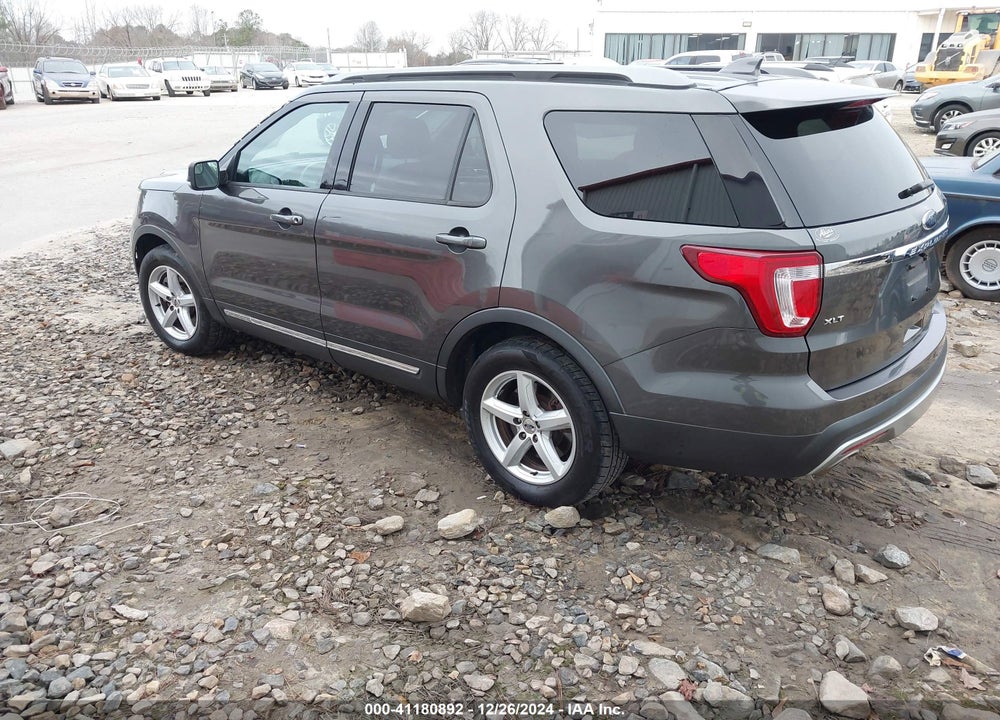 2017 FORD EXPLORER XLT VIN: 1FM5K7D87HGB76261