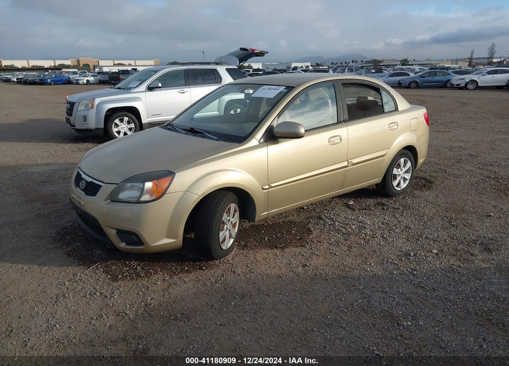 2010 KIA RIO LX VIN: KNADH4A35A6629825