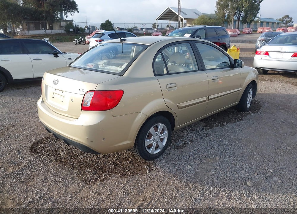 2010 KIA RIO LX VIN: KNADH4A35A6629825