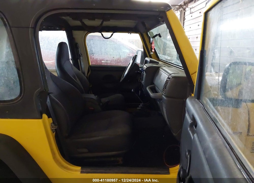 2001 JEEP WRANGLER SPORT VIN: 1J4FA49S61P358581