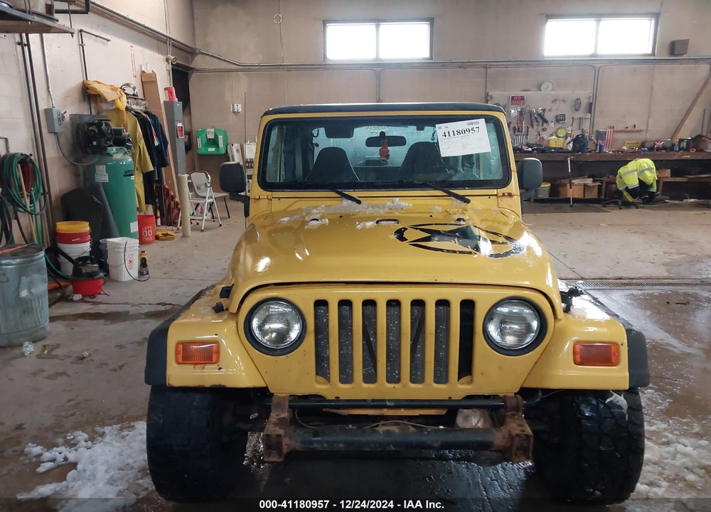 2001 JEEP WRANGLER SPORT VIN: 1J4FA49S61P358581