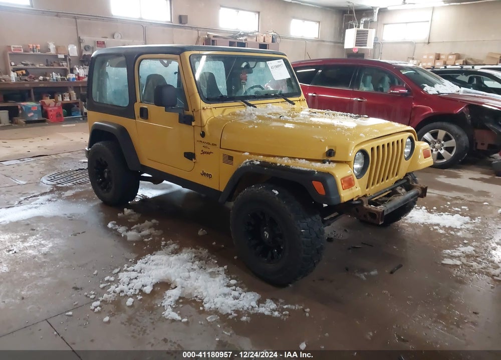 2001 JEEP WRANGLER SPORT VIN: 1J4FA49S61P358581