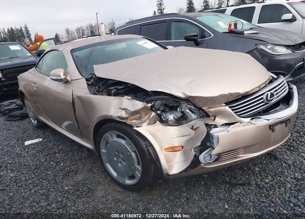 2002 LEXUS SC 430 VIN: JTHFN48Y520016872