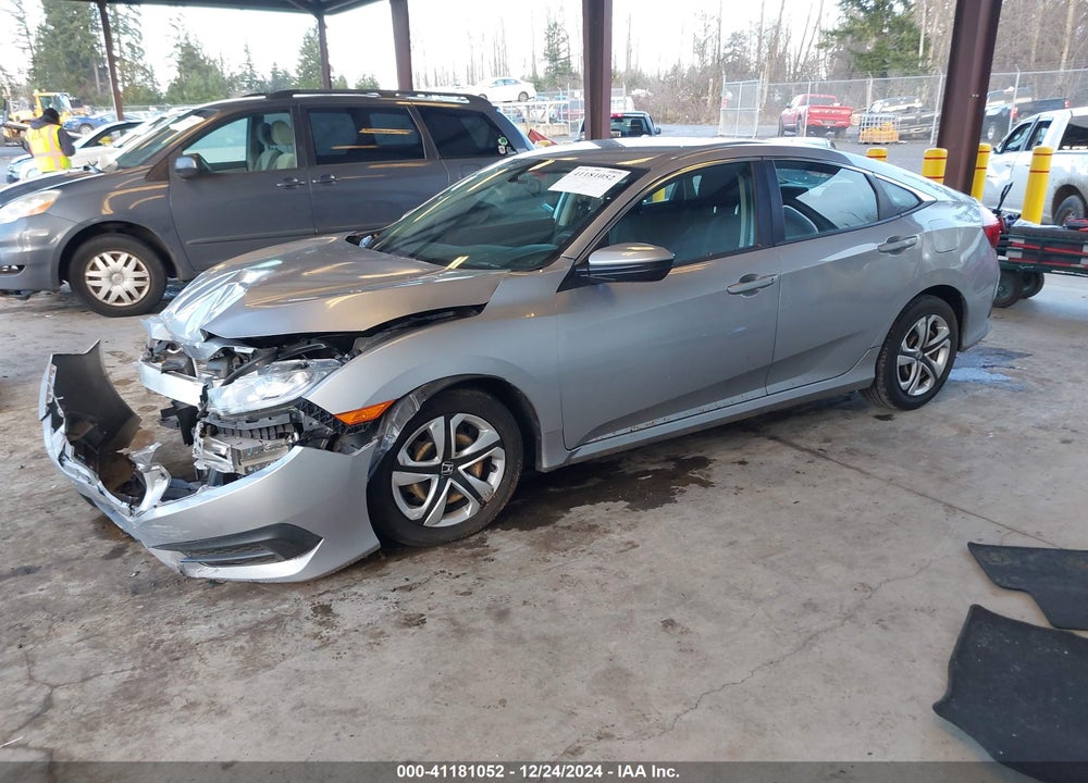 2016 HONDA CIVIC LX VIN: 19XFC2F56GE223869
