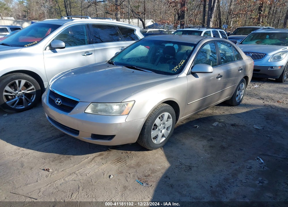 2008 HYUNDAI SONATA GLS VIN: 5NPET46C38H395022