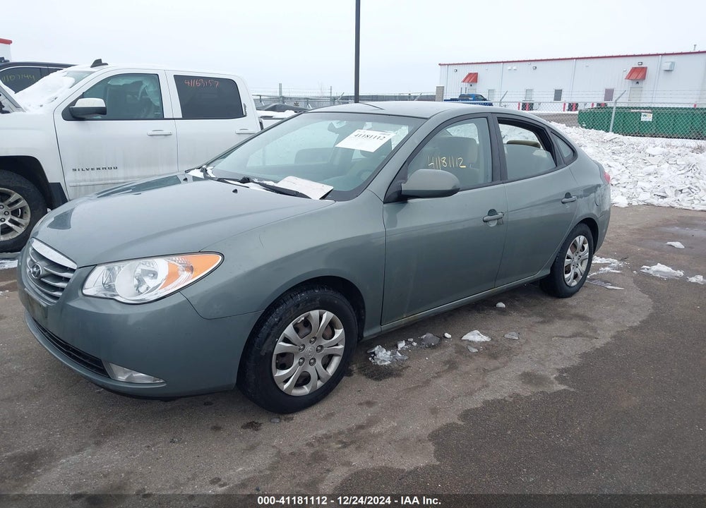 2010 HYUNDAI ELANTRA VIN: KMHDU4AD9AU110999