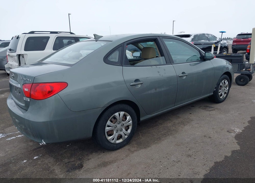 2010 HYUNDAI ELANTRA VIN: KMHDU4AD9AU110999