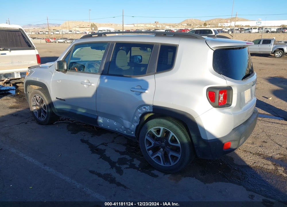 2015 JEEP RENEGADE LATITUDE VIN: ZACCJABT0FPB59160