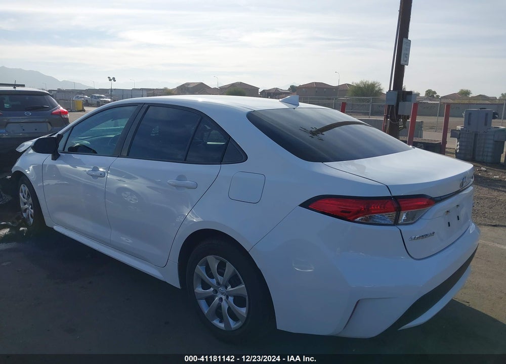 2021 TOYOTA COROLLA LE VIN: 5YFEPMAE0MP156750