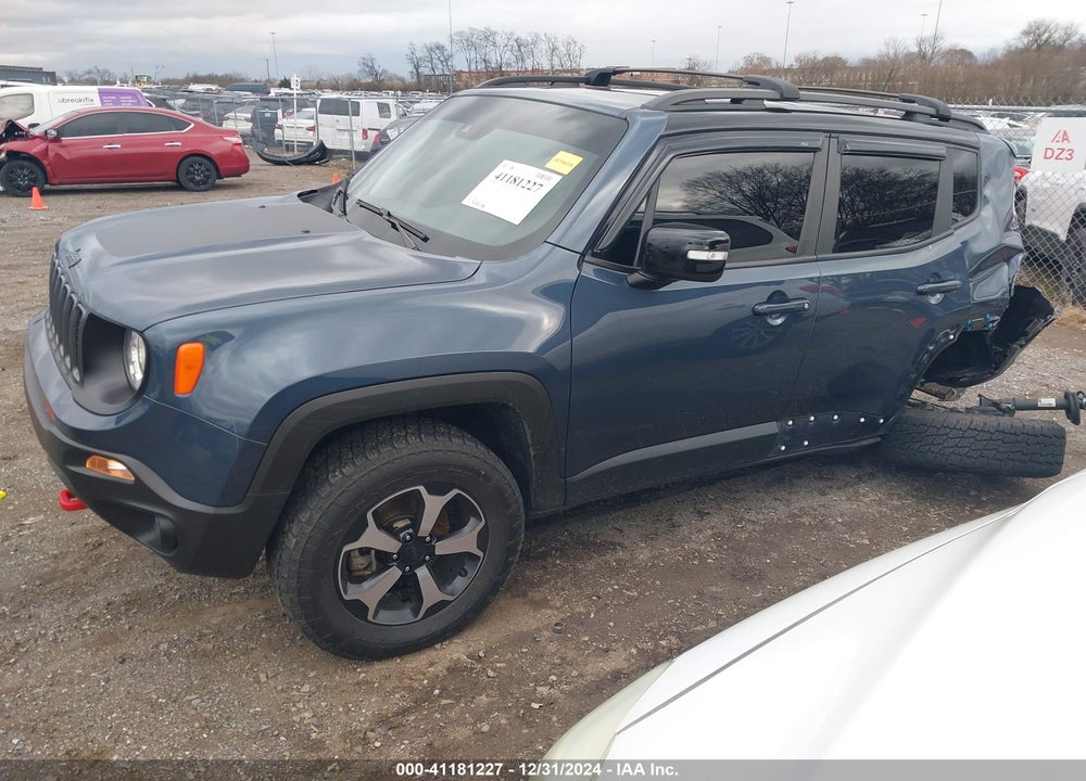 2022 JEEP RENEGADE TRAILHAWK 4X4 VIN: ZACNJDC19NPN61911