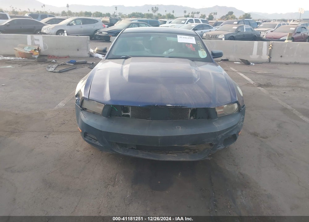 2012 FORD MUSTANG V6 VIN: 1ZVBP8AM7C5251722