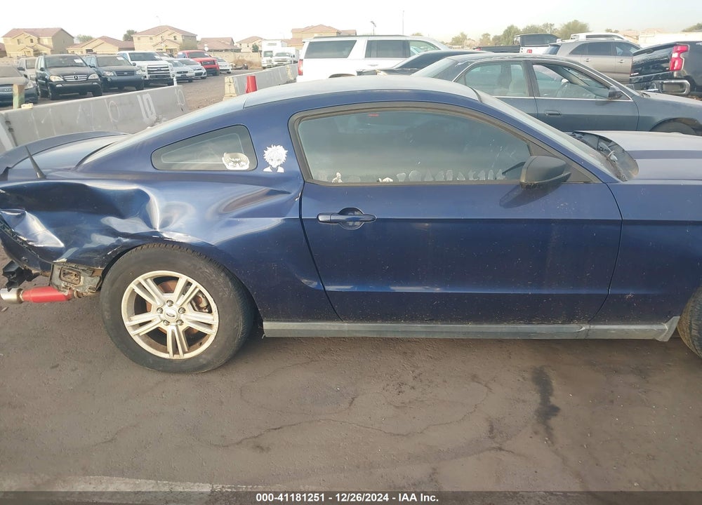 2012 FORD MUSTANG V6 VIN: 1ZVBP8AM7C5251722