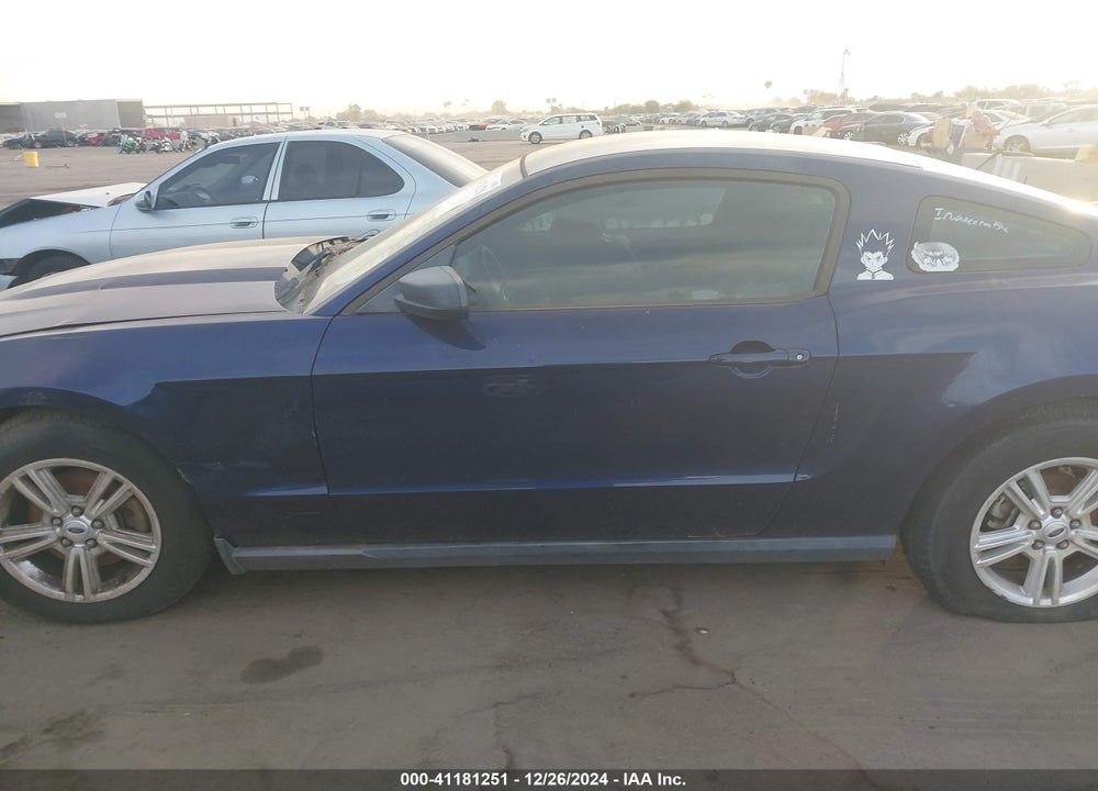 2012 FORD MUSTANG V6 VIN: 1ZVBP8AM7C5251722