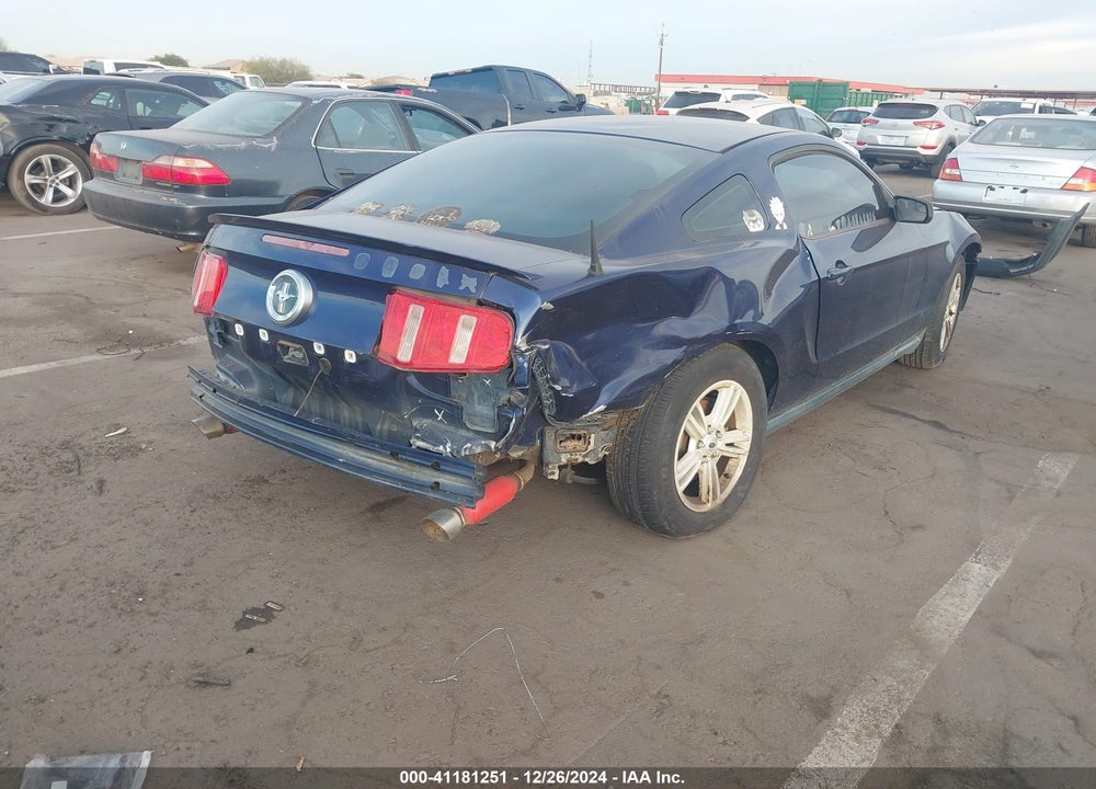 2012 FORD MUSTANG V6 VIN: 1ZVBP8AM7C5251722