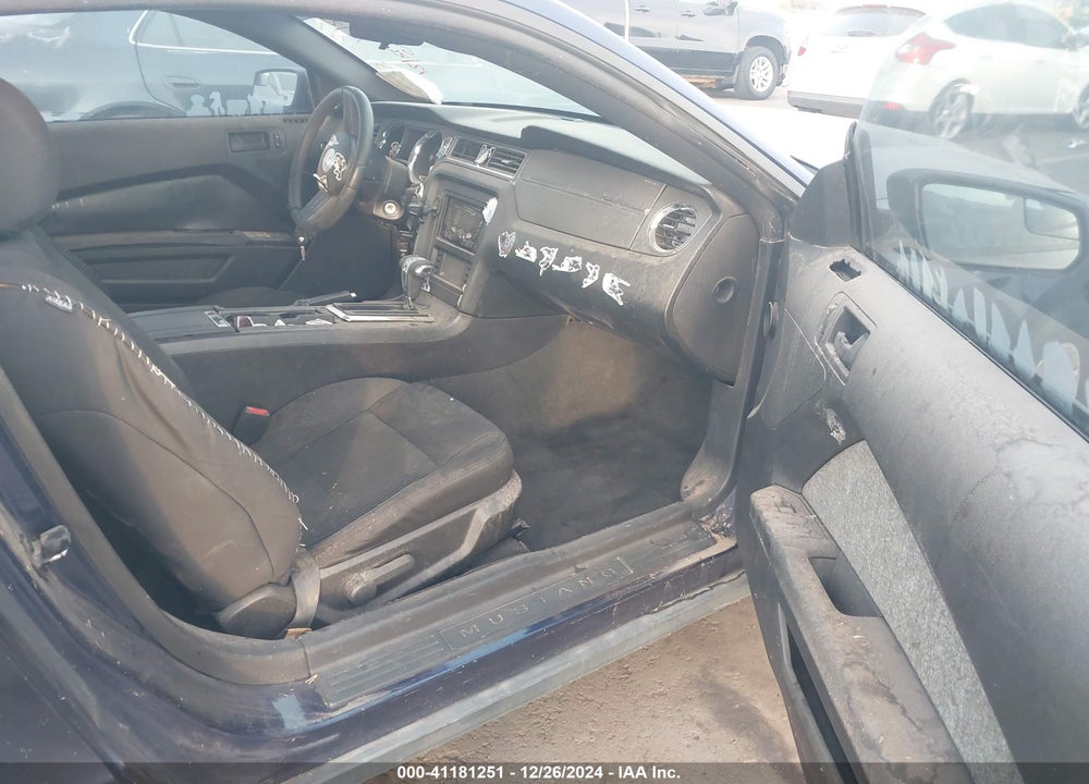 2012 FORD MUSTANG V6 VIN: 1ZVBP8AM7C5251722