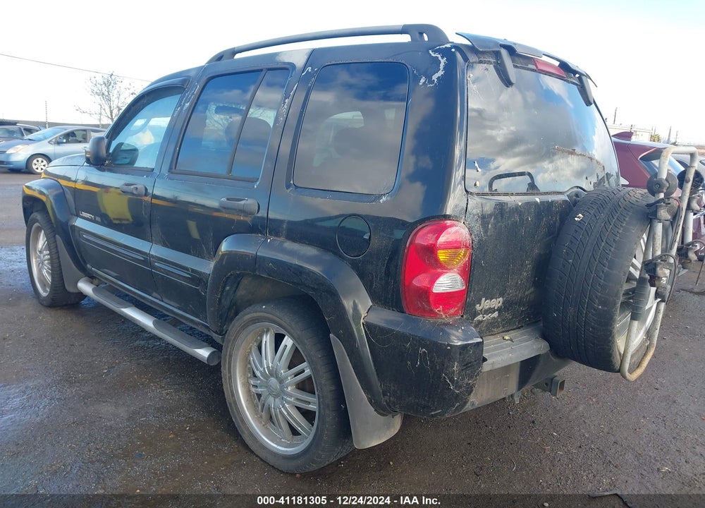 2002 JEEP LIBERTY LIMITED EDITION VIN: 1J8GL58K22W346780