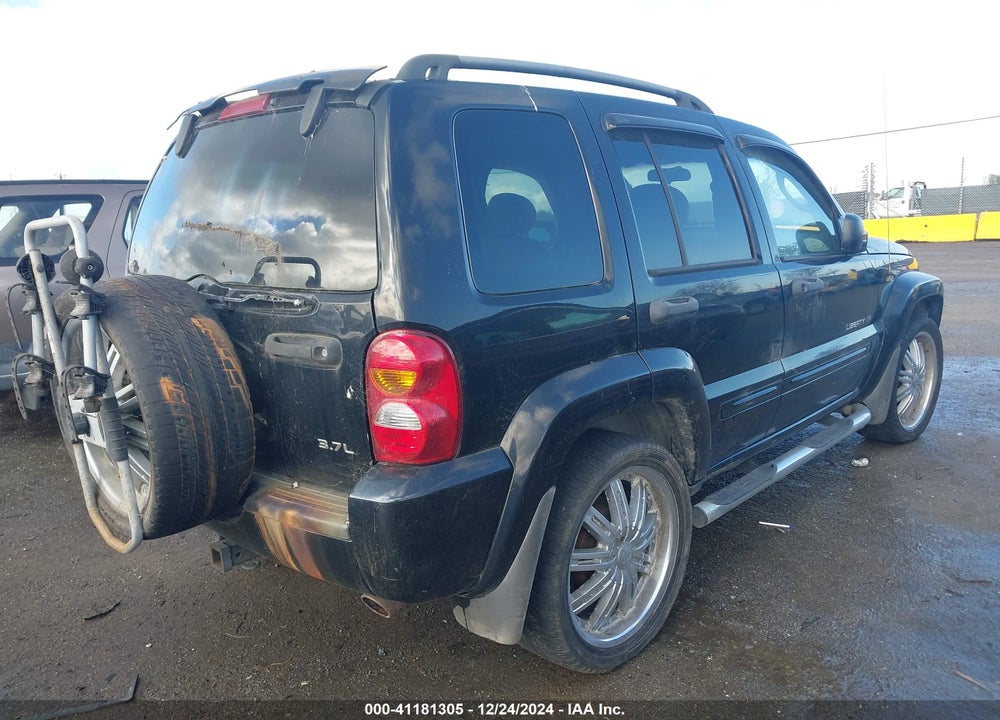 2002 JEEP LIBERTY LIMITED EDITION VIN: 1J8GL58K22W346780