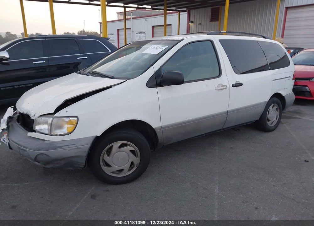 2000 TOYOTA SIENNA LE VIN: 4T3ZF13C7YU275678