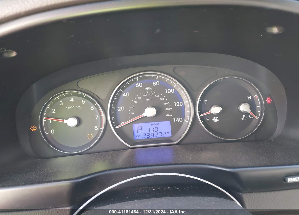 2011 HYUNDAI SANTA FE GLS VIN: 5XYZG3ABXBG025974