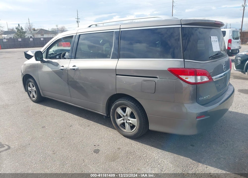 2016 NISSAN QUEST PLATINUM/S/SL/SV VIN: JN8AE2KP9G9157239
