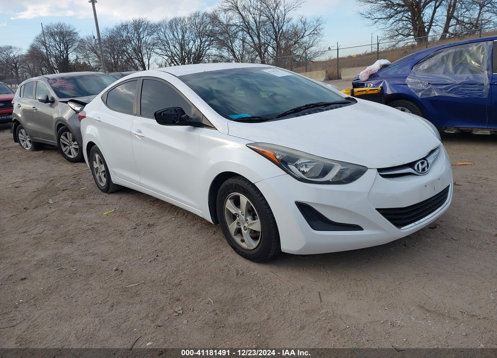 2015 HYUNDAI ELANTRA SE VIN: 5NPDH4AE2FH650259