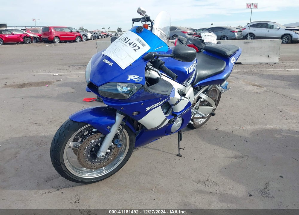 2002 YAMAHA YZFR6 L VIN: JYARJ04EX2A023868