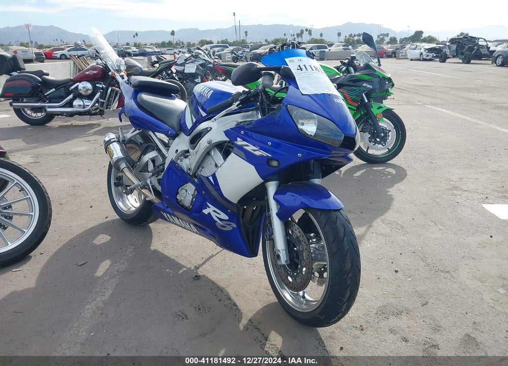 2002 YAMAHA YZFR6 L VIN: JYARJ04EX2A023868