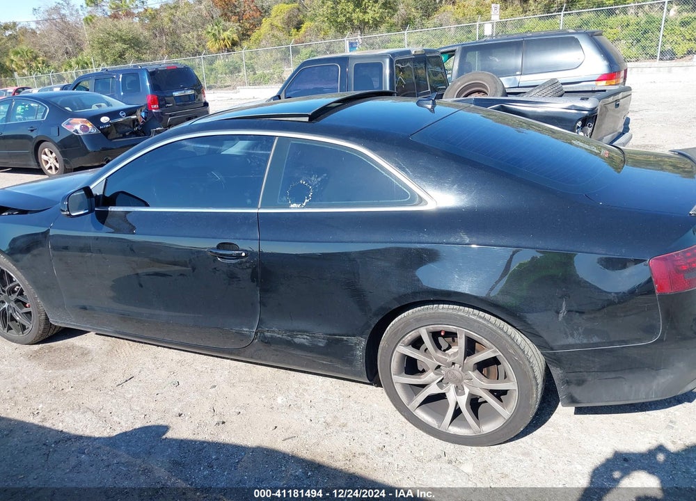 2012 AUDI A5 2.0T PREMIUM VIN: WAULFAFR2CA000617