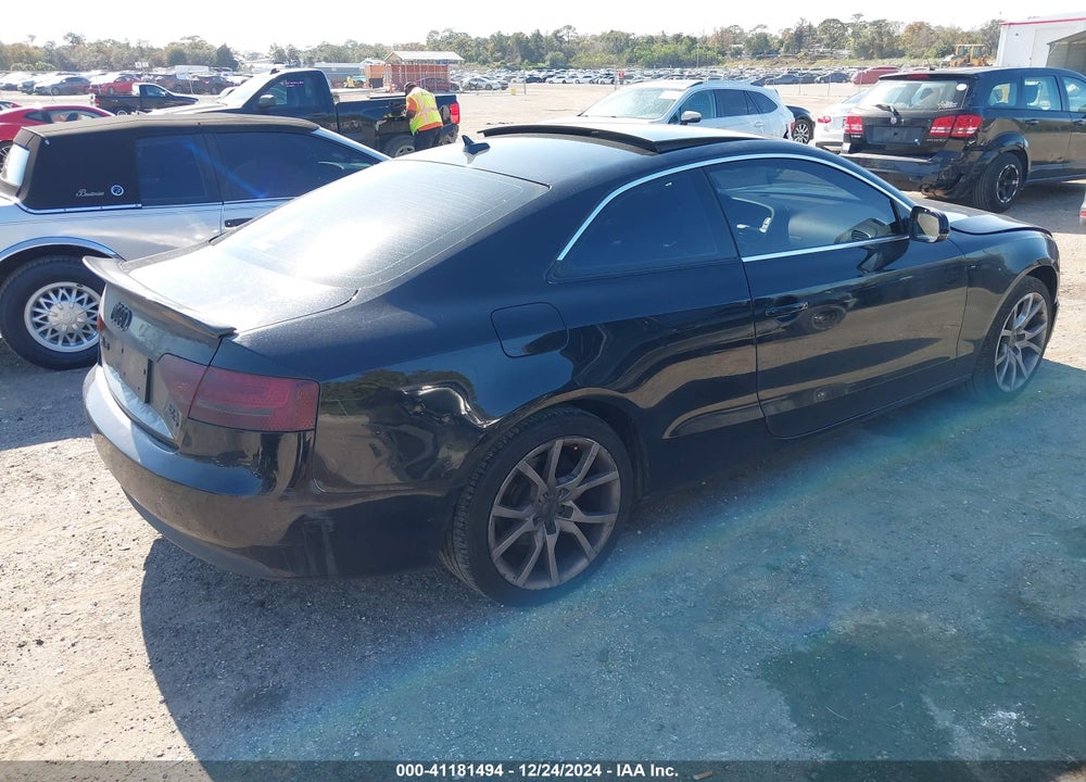 2012 AUDI A5 2.0T PREMIUM VIN: WAULFAFR2CA000617