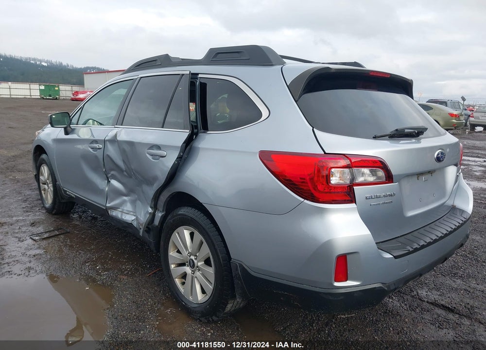2015 SUBARU OUTBACK 2.5I PREMIUM VIN: 4S4BSADC3F3250767