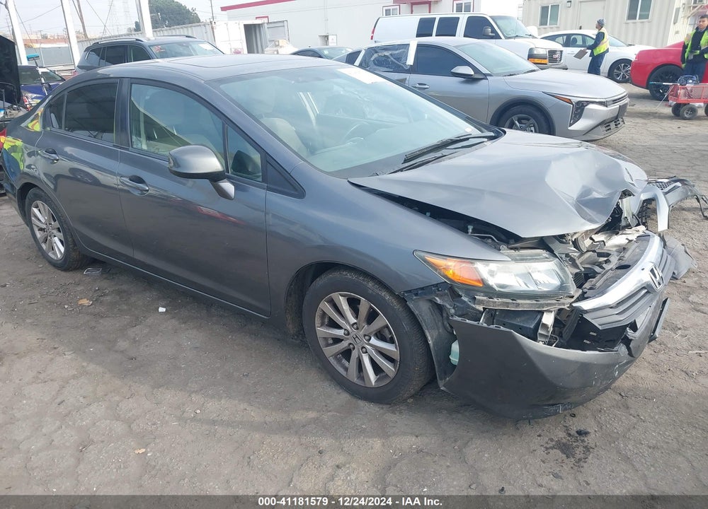 2012 HONDA CIVIC EX VIN: 19XFB2F89CE325951