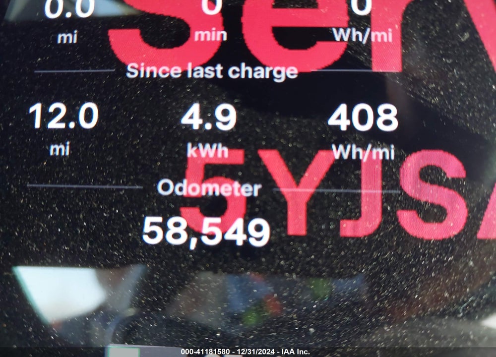 2016 TESLA MODEL S 60/70/75/85 VIN: 5YJSA1E18GF160538