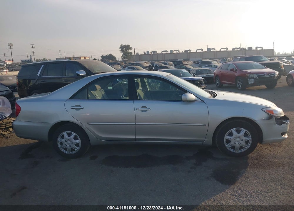 2003 TOYOTA CAMRY LE VIN: JTDBE32KX30244737