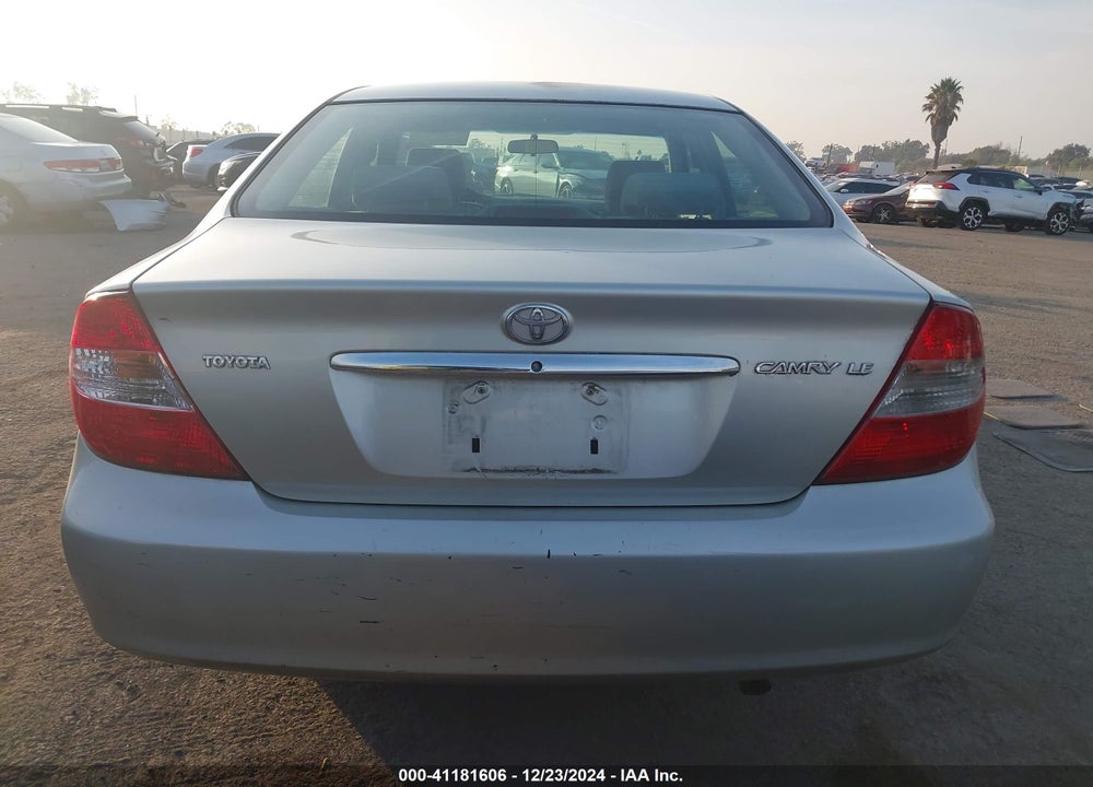 2003 TOYOTA CAMRY LE VIN: JTDBE32KX30244737