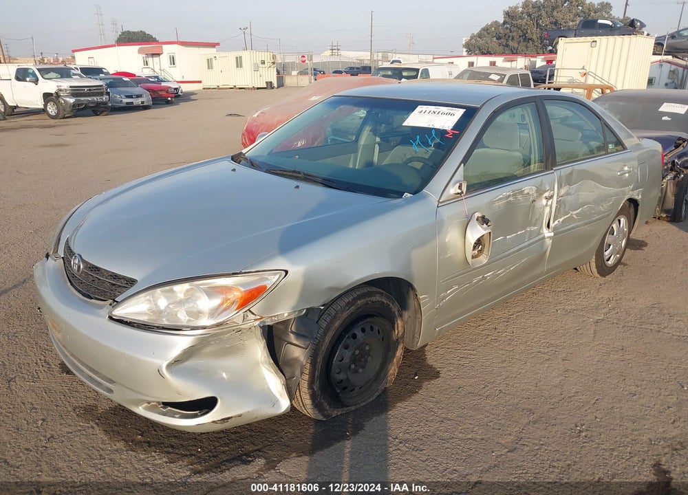 2003 TOYOTA CAMRY LE VIN: JTDBE32KX30244737