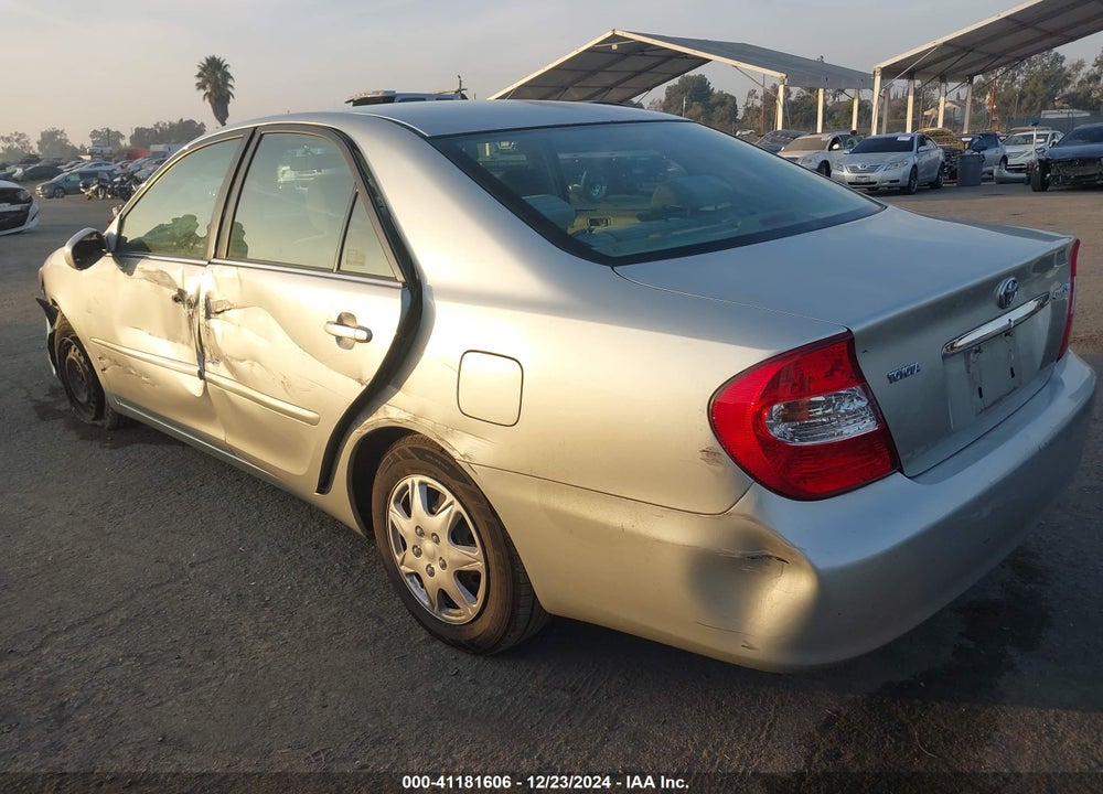 2003 TOYOTA CAMRY LE VIN: JTDBE32KX30244737