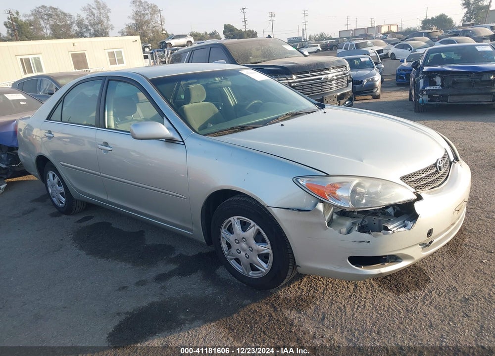 2003 TOYOTA CAMRY LE VIN: JTDBE32KX30244737