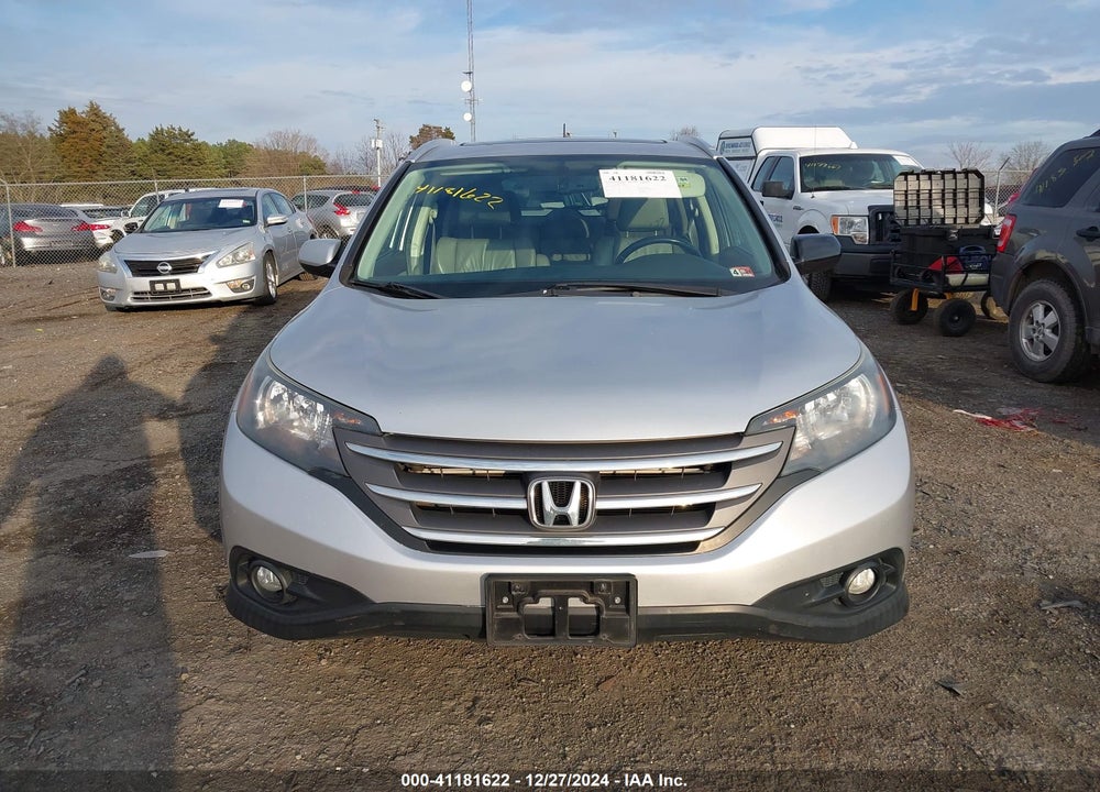 2012 HONDA CR-V EX-L VIN: 2HKRM4H75CH608480