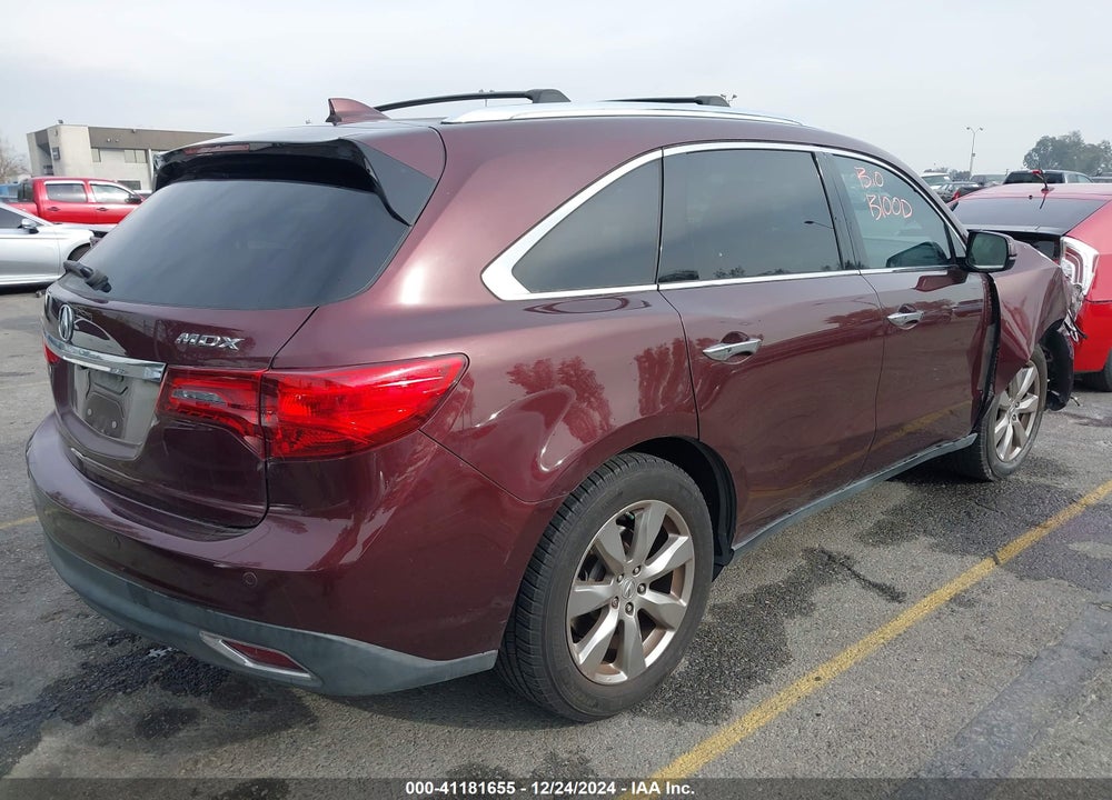 2014 ACURA MDX ADVANCE PKG W/ENTERTAINMENT PKG VIN: 5FRYD3H8XEB012067