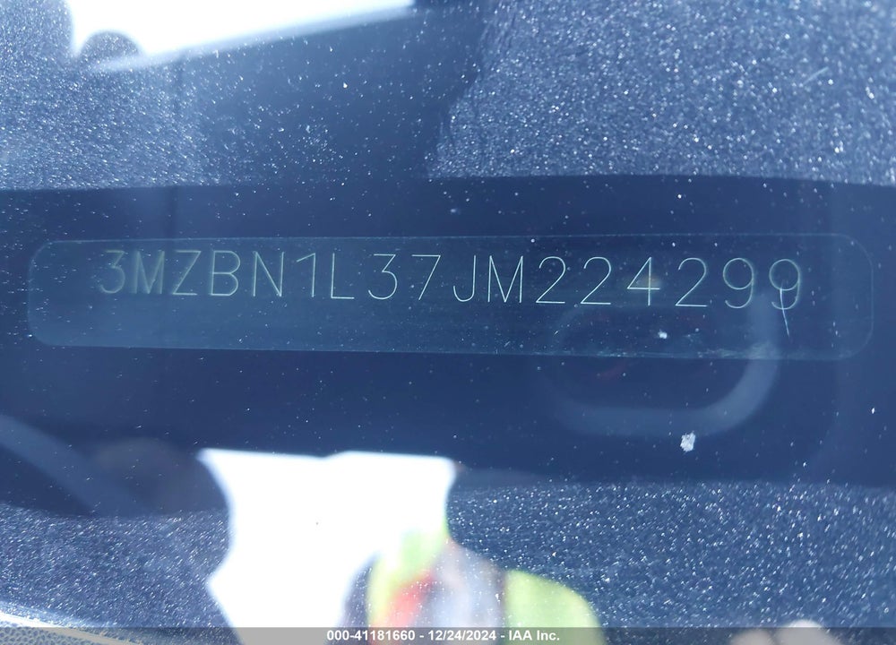 2018 MAZDA MAZDA3 VIN: 3MZBN1L37JM224299