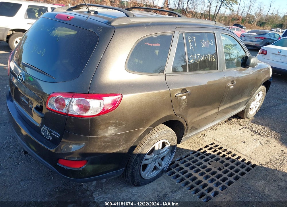 2011 HYUNDAI SANTA FE GLS V6 VIN: 5XYZGDAG0BG012099