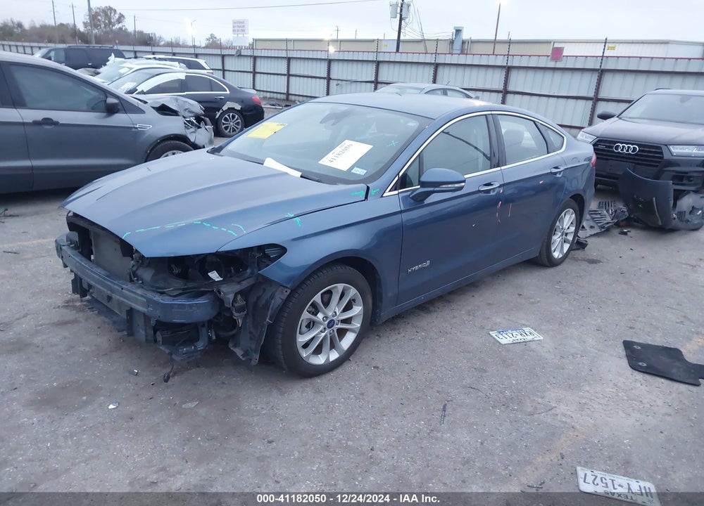 2019 FORD FUSION HYBRID VIN: 3FA6P0MU3KR168422