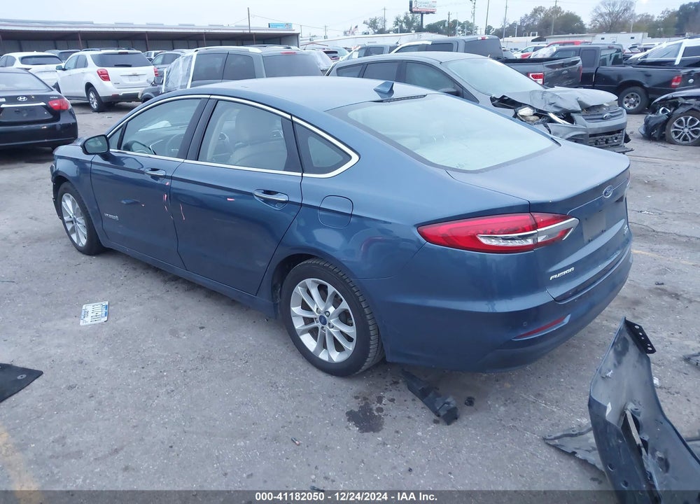 2019 FORD FUSION HYBRID VIN: 3FA6P0MU3KR168422